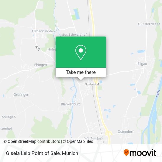 Gisela Leib Point of Sale map