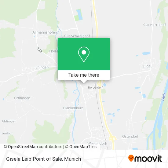Карта Gisela Leib Point of Sale