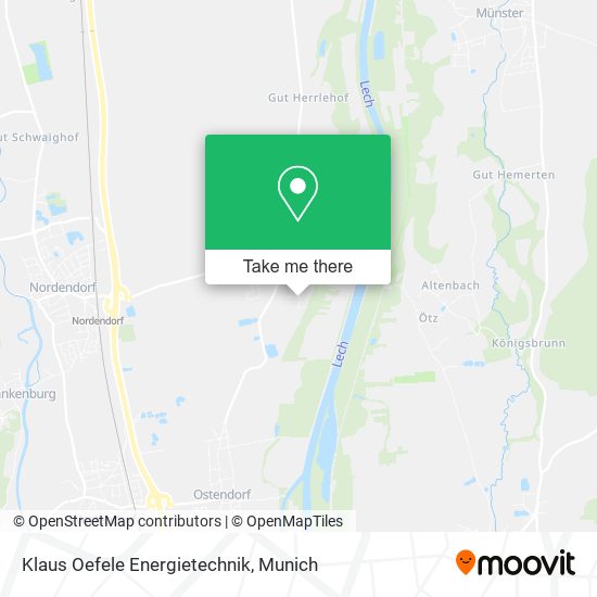 Klaus Oefele Energietechnik map