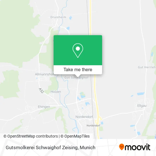Карта Gutsmolkerei Schwaighof Zeising