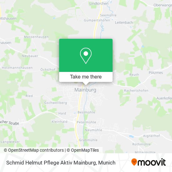 Schmid Helmut Pflege Aktiv Mainburg map