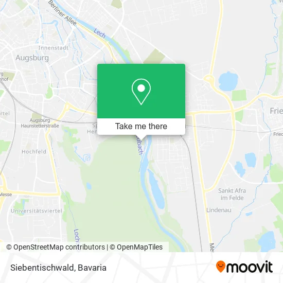 Карта Siebentischwald