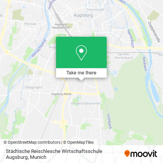 Städtische Reischlesche Wirtschaftsschule Augsburg map