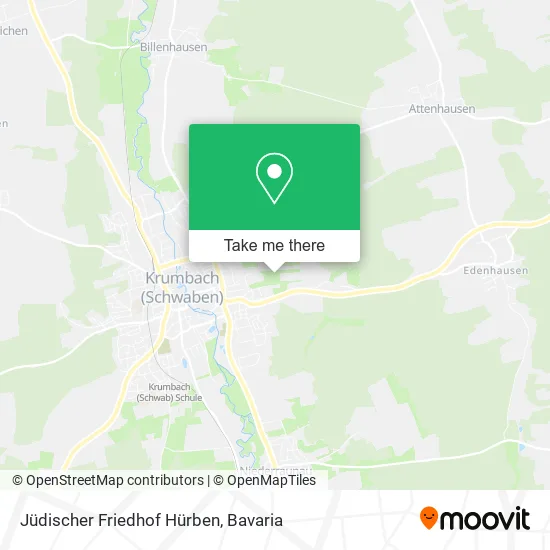 Jüdischer Friedhof Hürben map