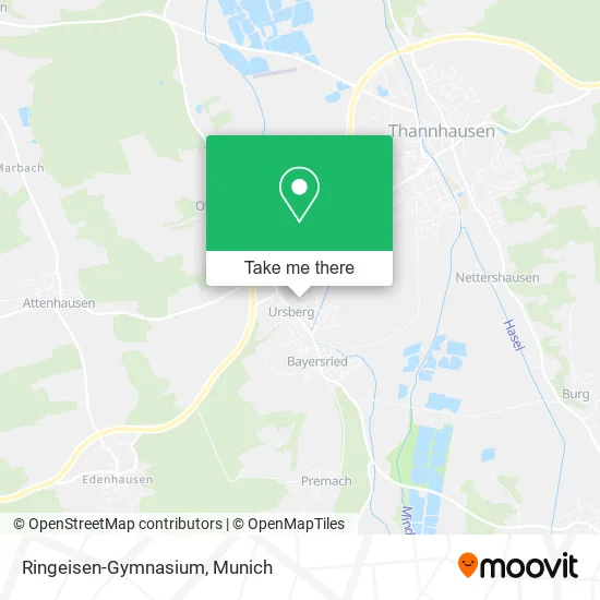 Карта Ringeisen-Gymnasium
