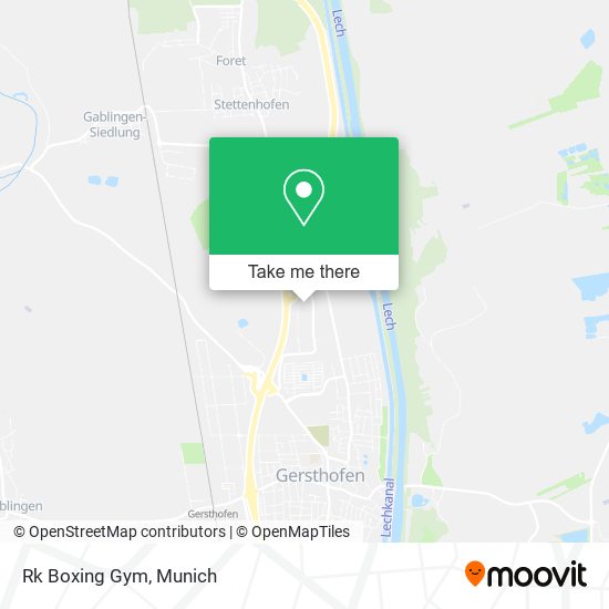 Rk Boxing Gym map