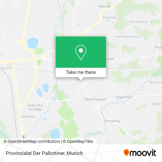 Карта Provinzialat Der Pallottiner