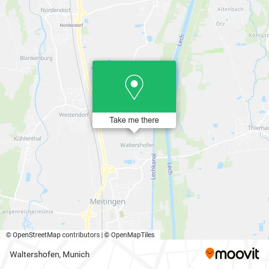 Карта Waltershofen