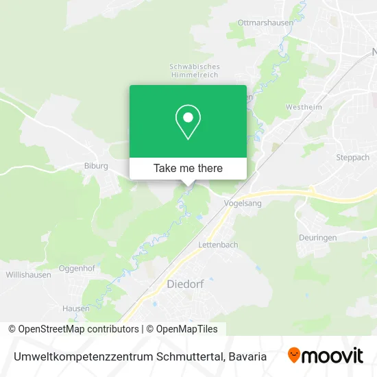 Карта Umweltkompetenzzentrum Schmuttertal