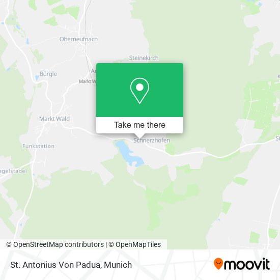 St. Antonius Von Padua map