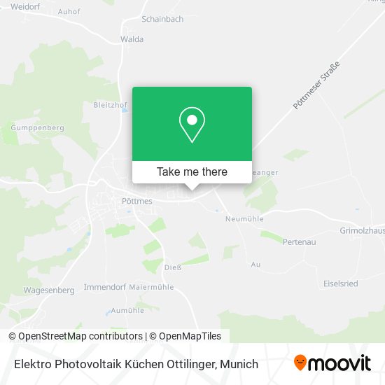 Карта Elektro Photovoltaik Küchen Ottilinger