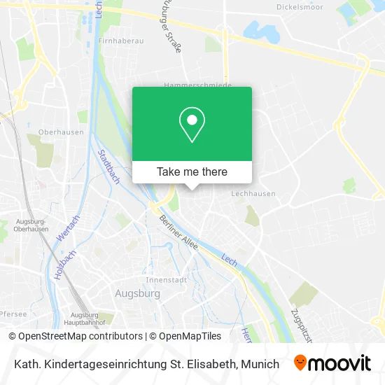 Карта Kath. Kindertageseinrichtung St. Elisabeth