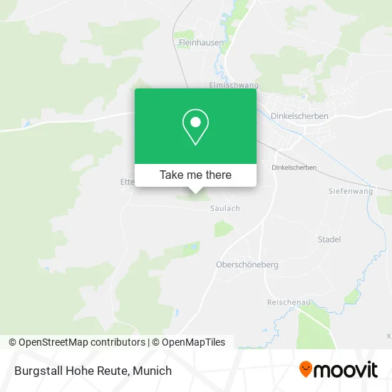 Карта Burgstall Hohe Reute