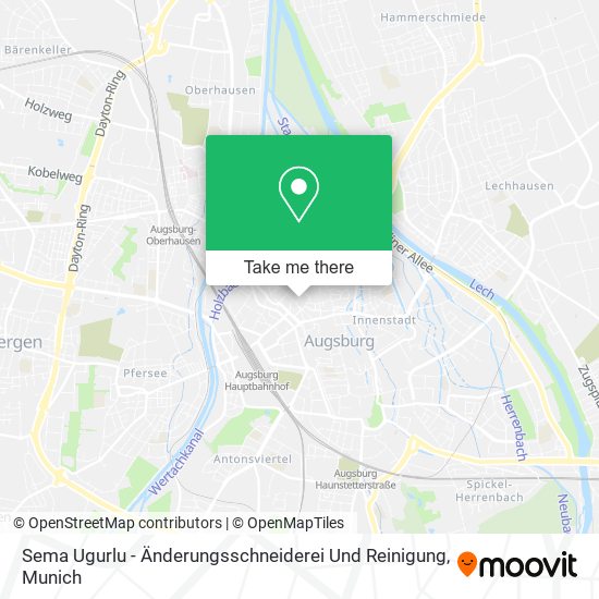 Sema Ugurlu - Änderungsschneiderei Und Reinigung map