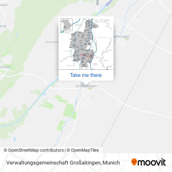 Verwaltungsgemeinschaft Großaitingen map