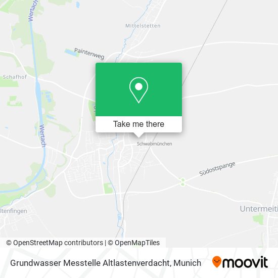 Grundwasser Messtelle Altlastenverdacht map