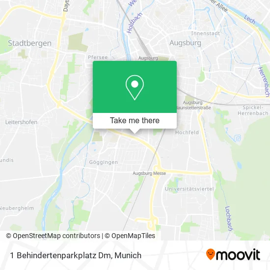 Карта 1 Behindertenparkplatz Dm