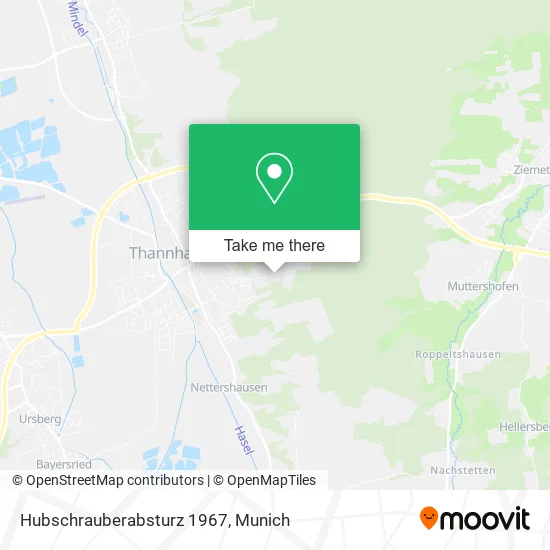 Карта Hubschrauberabsturz 1967