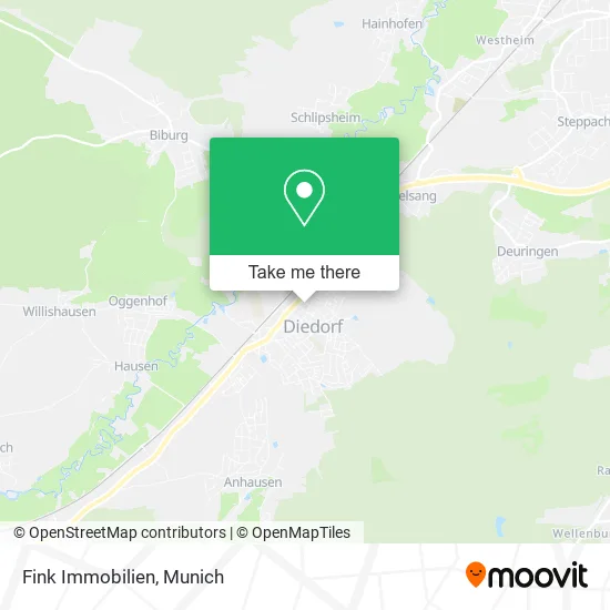 Карта Fink Immobilien