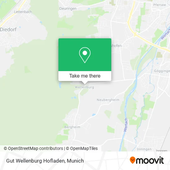 Карта Gut Wellenburg Hofladen