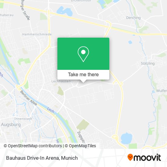 Bauhaus Drive-In Arena map