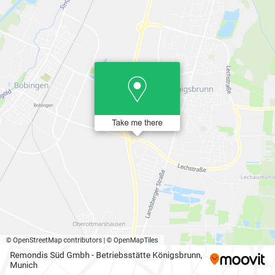 Remondis Süd Gmbh - Betriebsstätte Königsbrunn map