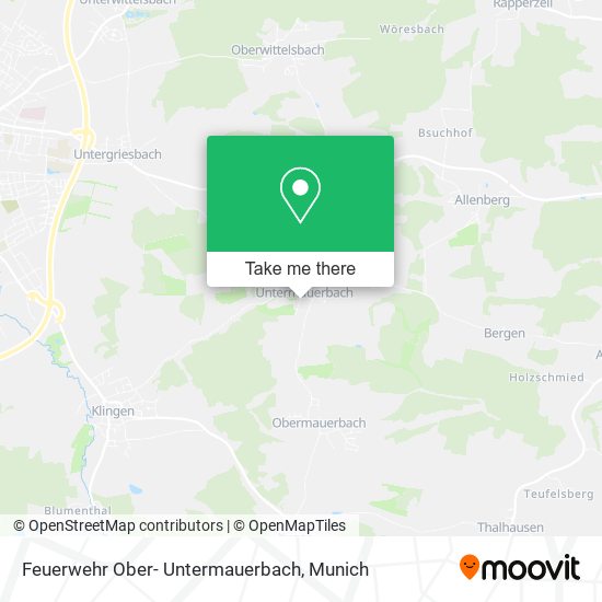 Feuerwehr Ober- Untermauerbach map