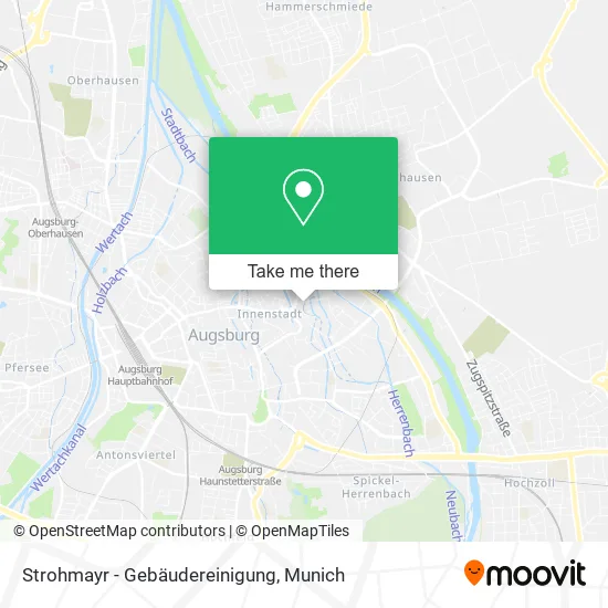 Карта Strohmayr - Gebäudereinigung