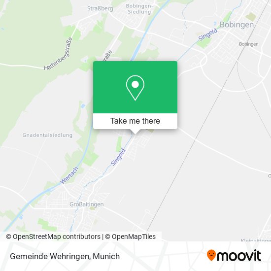 Gemeinde Wehringen map