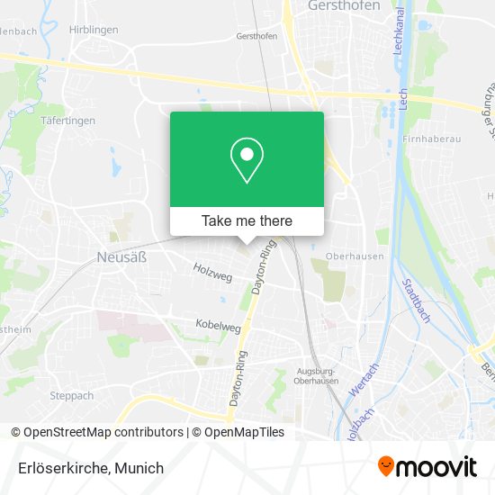 Erlöserkirche map