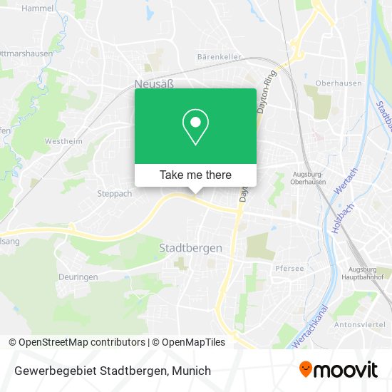 Gewerbegebiet Stadtbergen map