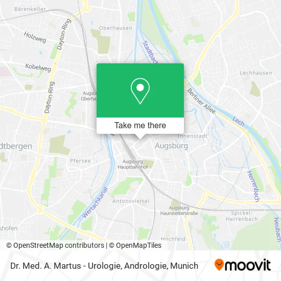 Карта Dr. Med. A. Martus - Urologie, Andrologie