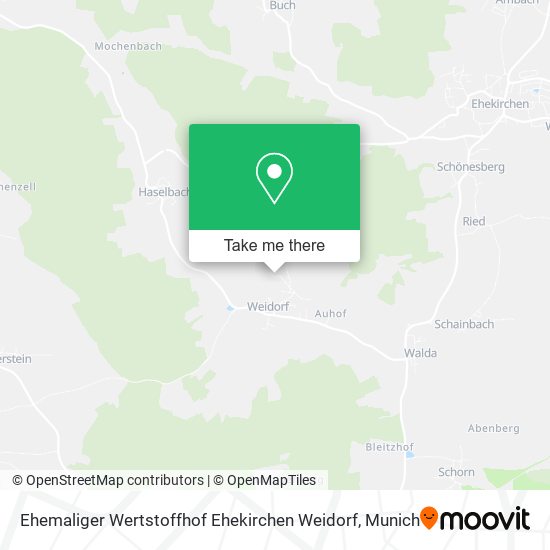Ehemaliger Wertstoffhof Ehekirchen Weidorf map