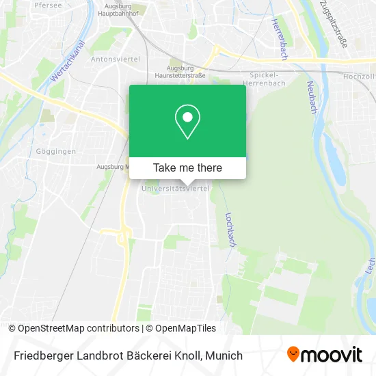 Карта Friedberger Landbrot Bäckerei Knoll