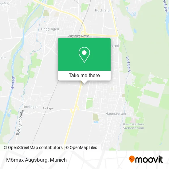 Карта Mömax Augsburg