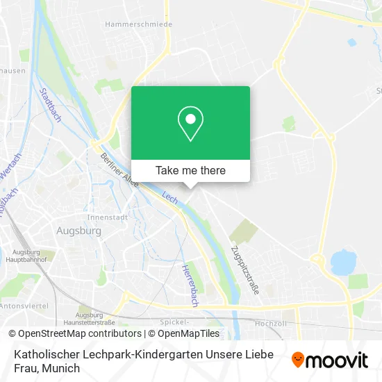 Карта Katholischer Lechpark-Kindergarten Unsere Liebe Frau