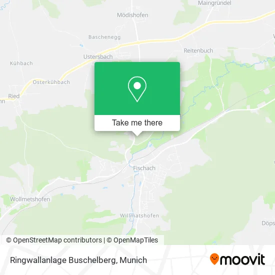 Карта Ringwallanlage Buschelberg
