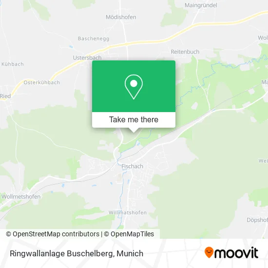 Карта Ringwallanlage Buschelberg