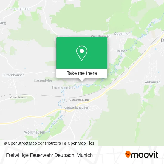 Карта Freiwillige Feuerwehr Deubach