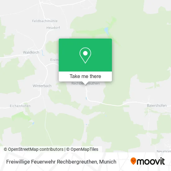 Карта Freiwillige Feuerwehr Rechbergreuthen