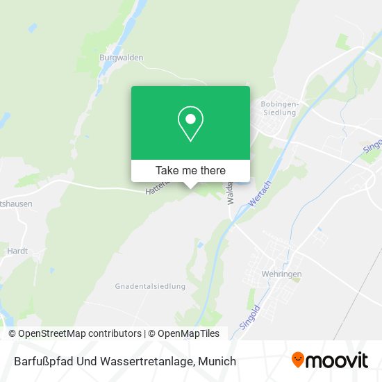 Карта Barfußpfad Und Wassertretanlage