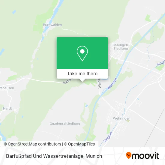 Карта Barfußpfad Und Wassertretanlage