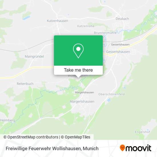 Freiwillige Feuerwehr Wollishausen map