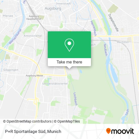 P+R Sportanlage Süd map