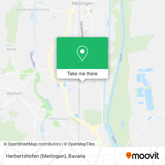 Карта Herbertshofen (Meitingen)