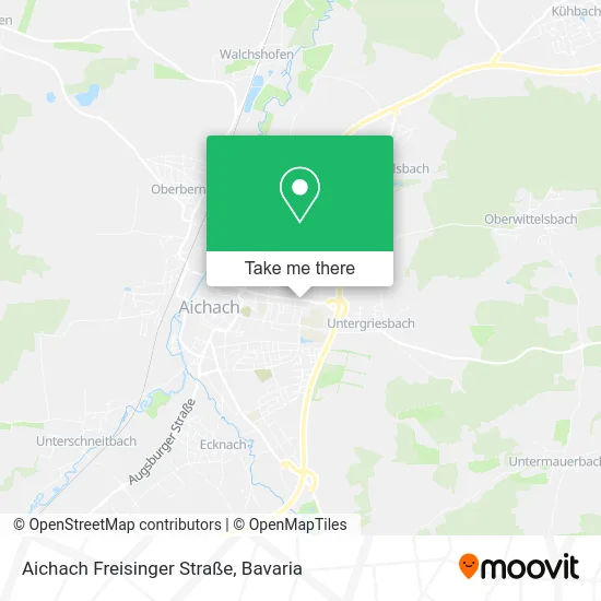 Карта Aichach Freisinger Straße