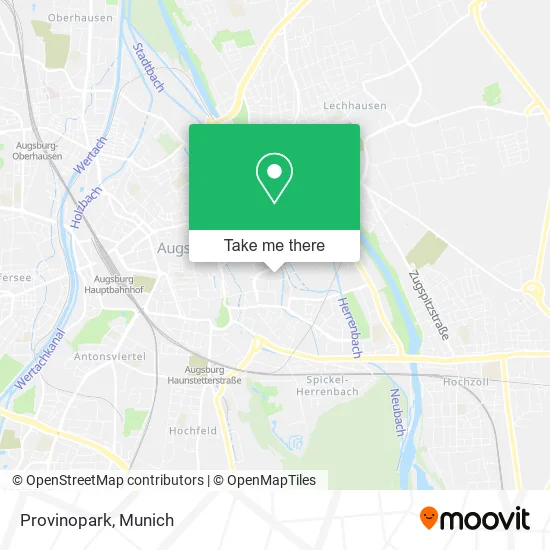 Карта Provinopark