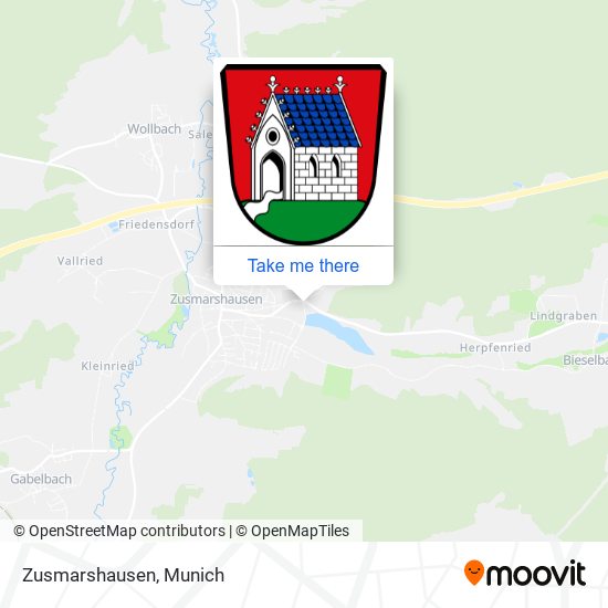 Zusmarshausen map