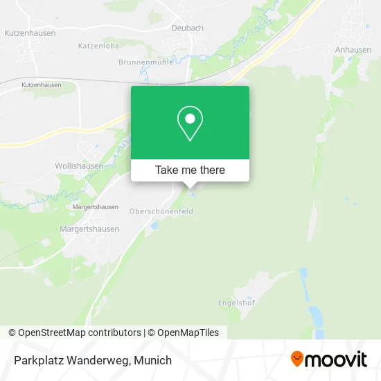 Карта Parkplatz Wanderweg