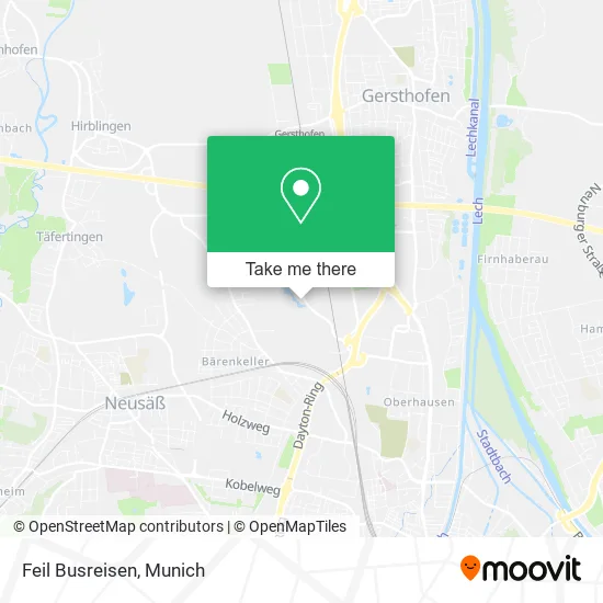 Карта Feil Busreisen